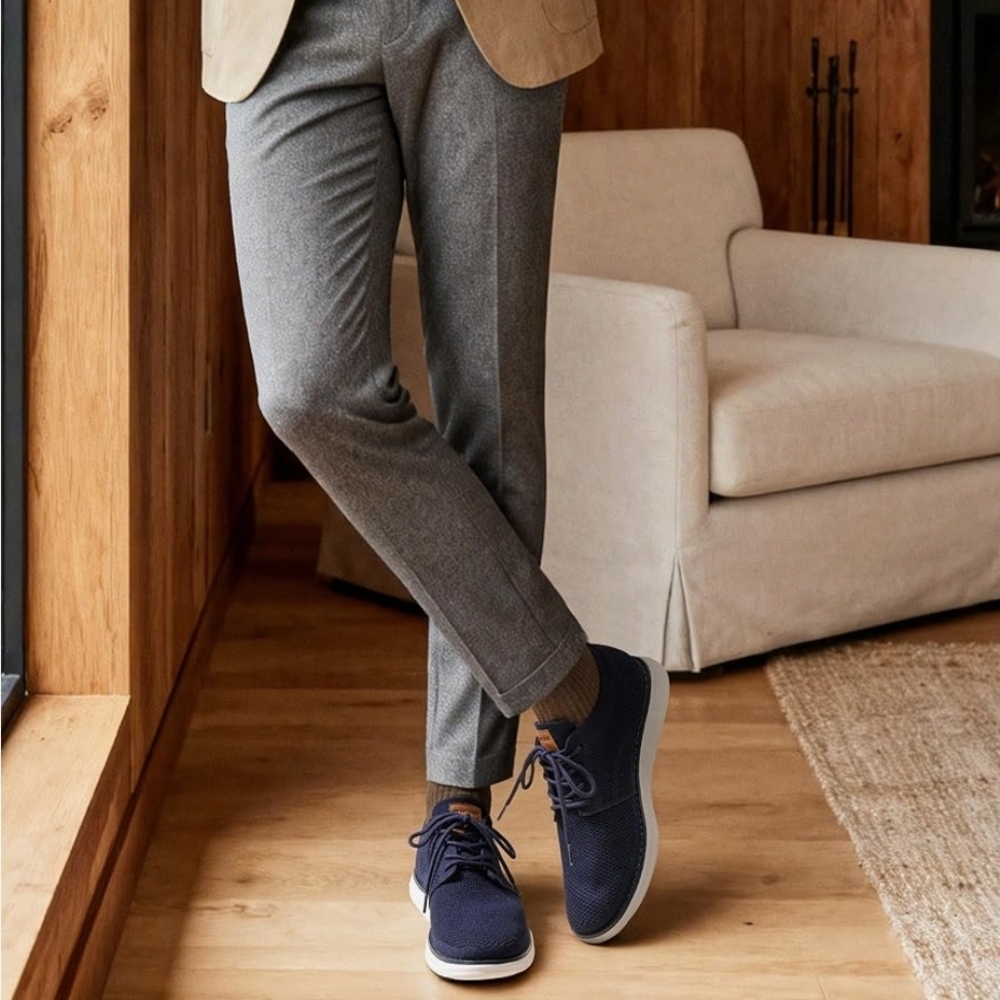 Bruno Marc Men's KnitFlex Breeze Sneakers Oxfords